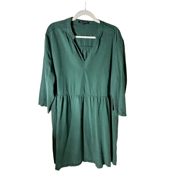 elliott & vine Dresses & Skirts - Elliott & Vine Green Tiered dress with 3/4 sleeves Size 1X NEW W/TAGS